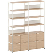 TIPTOE - Unit Regal 6 mit Türen