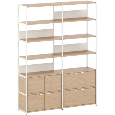 TIPTOE - Unit Regal 6 mit Türen TIPTOE - Unit Regal 6 mit Türen