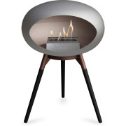 Le Feu - Dome Ground Low Bioethanol-Kamin Nickel