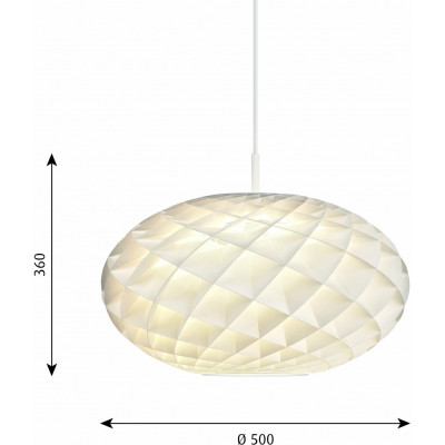Louis Poulsen - Patera Pendelleuchte Oval Ø50cm LED 2700K Louis Poulsen - Patera Pendelleuchte Oval Ø50cm LED 2700K