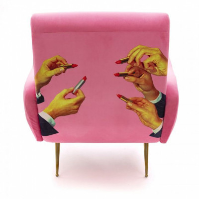 Seletti - TP Lipsticks Pink Sessel Seletti - TP Lipsticks Pink Sessel