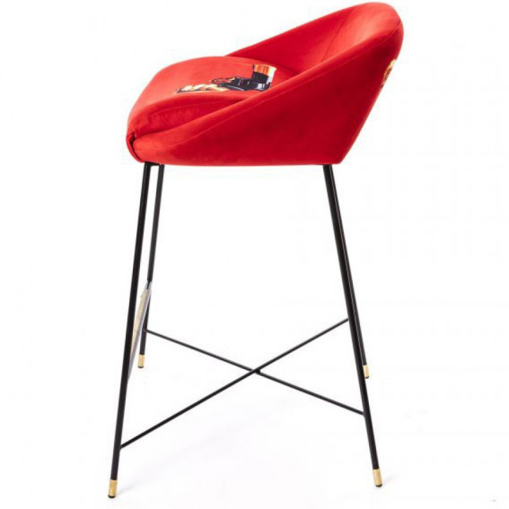 Seletti - TP Revolver Barhocker gepolstert