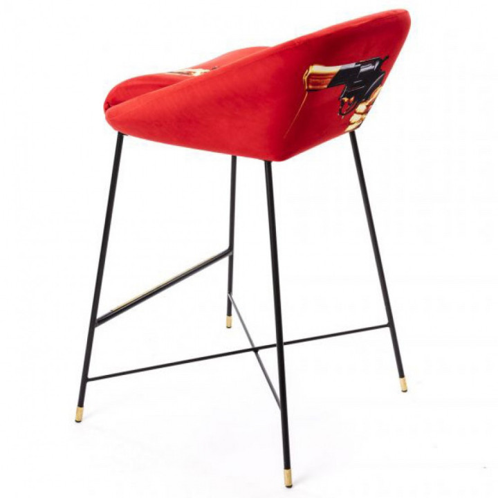 Seletti - TP Revolver Barhocker gepolstert