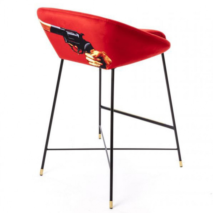 Seletti - TP Revolver Barhocker gepolstert