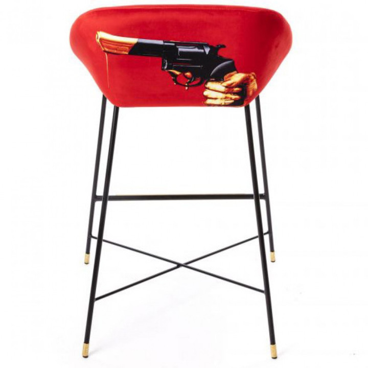 Seletti - TP Revolver Barhocker gepolstert