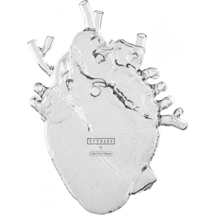 Seletti - Love In Bloom Glas Herz Vase Seletti - Love In Bloom Glas Herz Vase