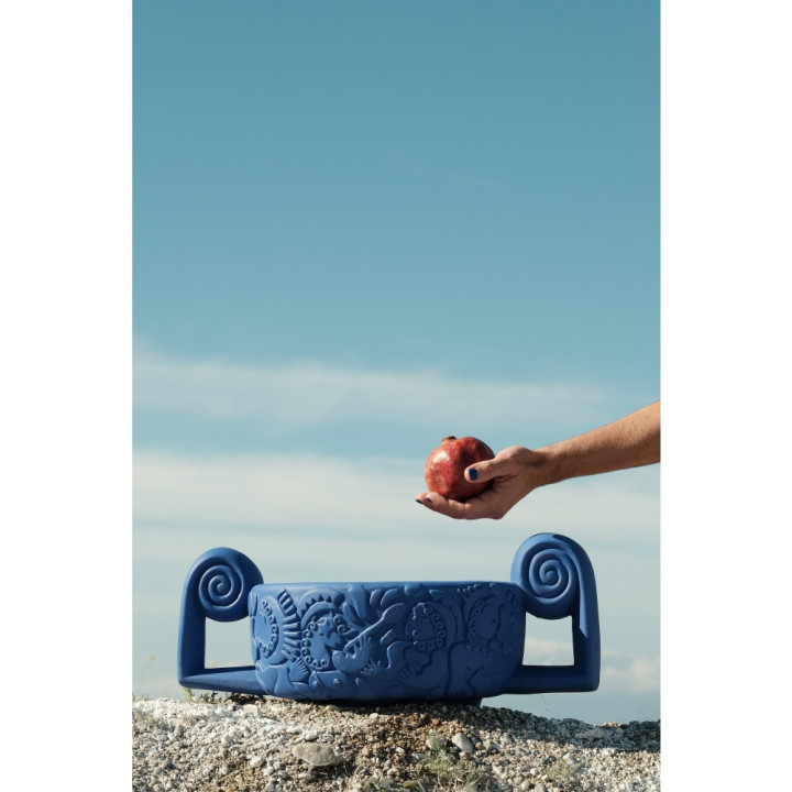 Seletti - Magna Graecia Vase Centrotavola Blau Seletti - Magna Graecia Vase Centrotavola Blau