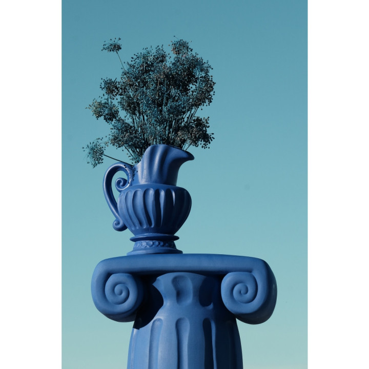 Seletti - Magna Graecia Säule Blau Seletti - Magna Graecia Säule Blau