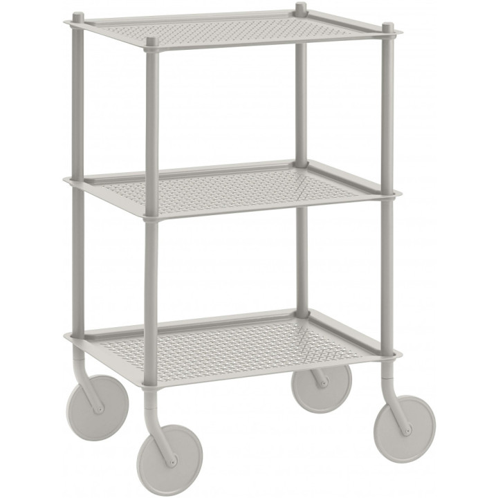 Muuto - Flow Trolley 3-Ebenen Grau Muuto - Flow Trolley 3-Ebenen Grau