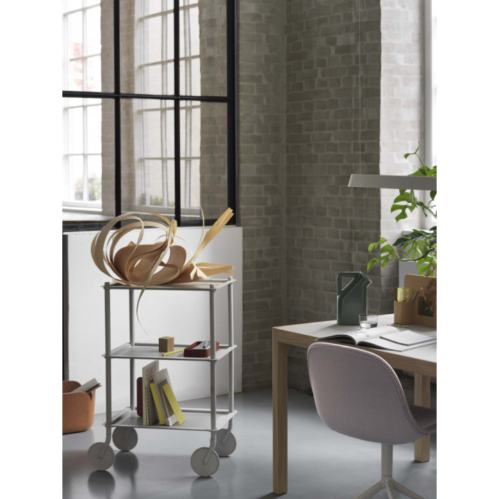 Muuto - Flow Trolley 3-Ebenen Grau Muuto - Flow Trolley 3-Ebenen Grau