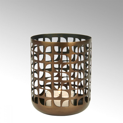 Lambert - Varosi Windlicht Eisen Patiniert Altbronze Lambert - Varosi Windlicht Eisen Patiniert Altbronze