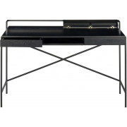 Lambert - Derrick Schreibtisch Eiche Schwarz