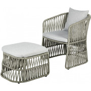 Lambert - Celina Sessel mit Hocker