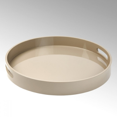Lambert - Enzo Tablett Taupe Ø45 cm Lambert - Enzo Tablett Taupe Ø45 cm