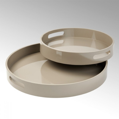 Lambert - Enzo Tablett Taupe Ø45 cm Lambert - Enzo Tablett Taupe Ø45 cm