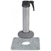 Glatz - Montageplatte M4/ M8 inkl. Standrohr M4 P+