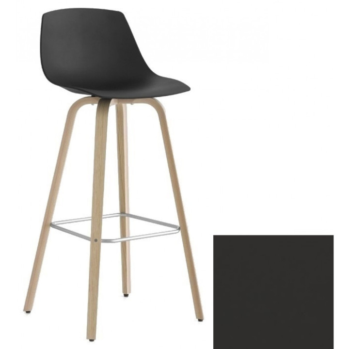 La Palma - Miunn Barhocker 75 cm mit Holzbeinen Eiche La Palma - Miunn Barhocker 75 cm mit Holzbeinen Eiche