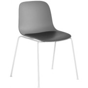 La Palma - Seela Stuhl wei? lackiert stapelbar