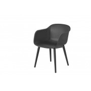 Muuto - Fiber Chair mit Holzgestell
