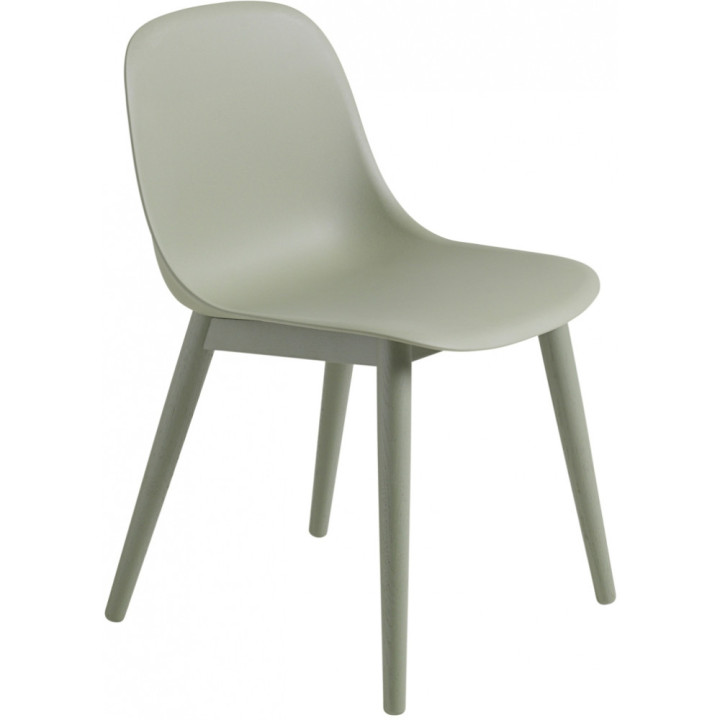 Muuto - Fiber Side Chair mit Holzgestell Muuto - Fiber Side Chair mit Holzgestell