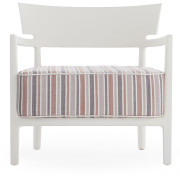 Kartell - Cara Outdoor Sessel Gestell Wei? matt