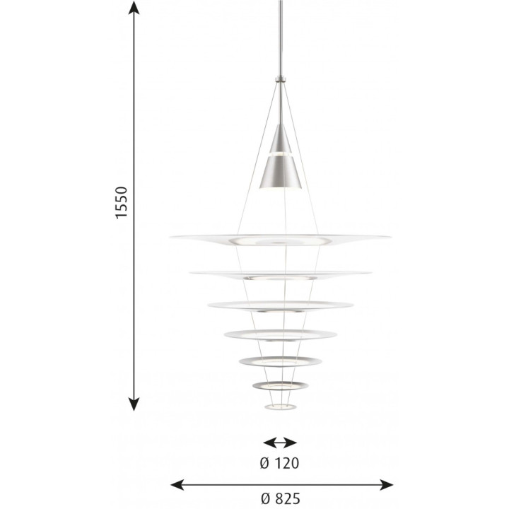 Louis Poulsen - Enigma 825 Pendelleuchte Louis Poulsen - Enigma 825 Pendelleuchte