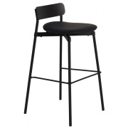 Petite Friture - Fromme Wood Barhocker H75 gepolstert