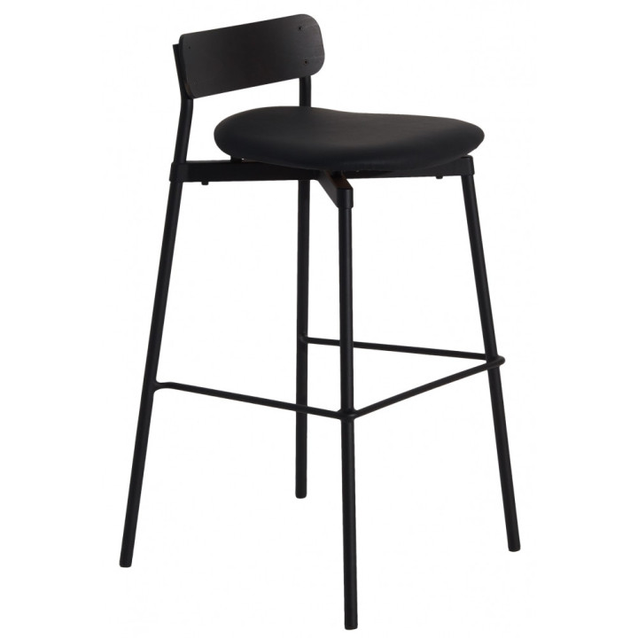 Petite Friture - Fromme Wood Barhocker H75 gepolstert Petite Friture - Fromme Wood Barhocker H75 gepolstert