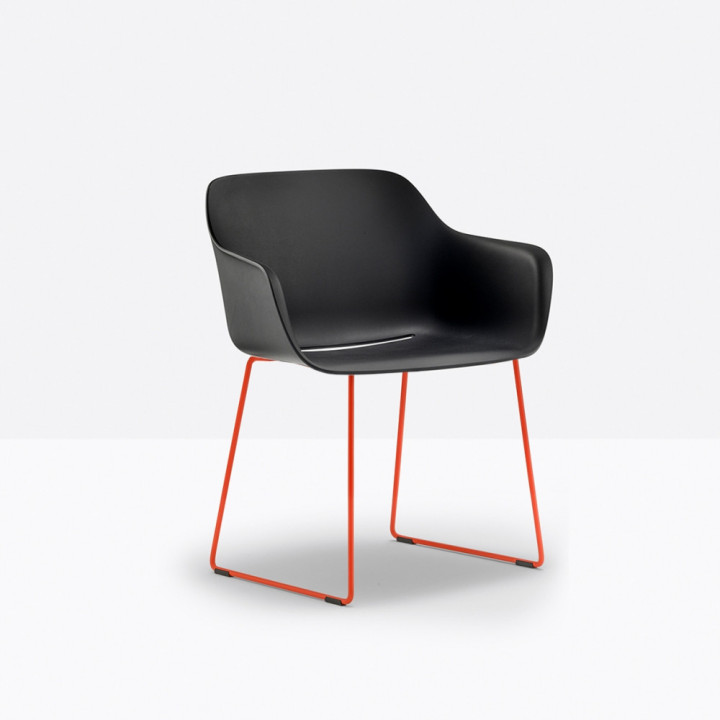 Pedrali - Babila XL 2744 Armlehnstuhl Kufengestell Pedrali - Babila XL 2744 Armlehnstuhl Kufengestell