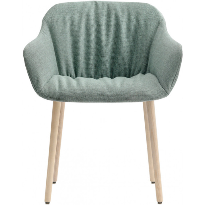 Pedrali - Babila XL 2753R Gepolsterter Armlehnstuhl Holzgestell Pedrali - Babila XL 2753R Gepolsterter Armlehnstuhl Holzgestell