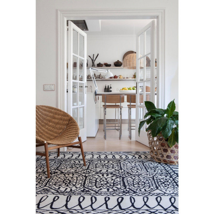 nanimarquina - Black on white Estambul Teppich nanimarquina - Black on white Estambul Teppich