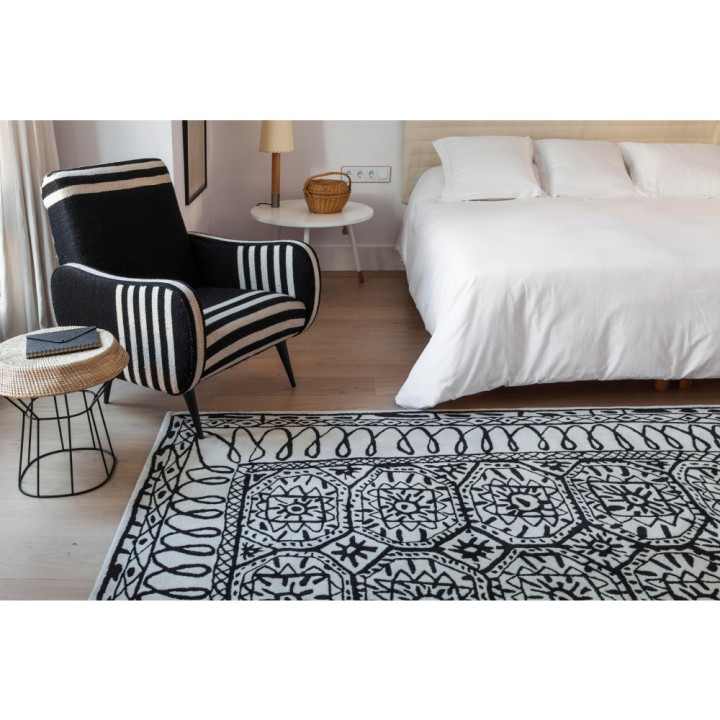 nanimarquina - Black on white Estambul Teppich nanimarquina - Black on white Estambul Teppich