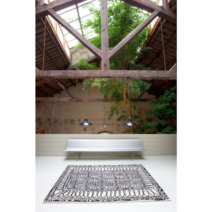 nanimarquina - Black on white Estambul Teppich nanimarquina - Black on white Estambul Teppich