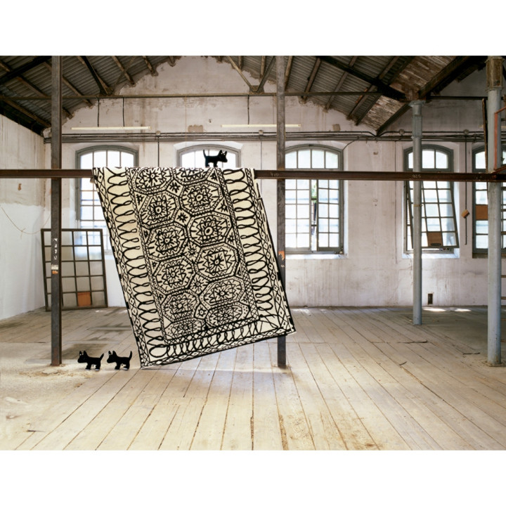 nanimarquina - Black on white Estambul Teppich nanimarquina - Black on white Estambul Teppich