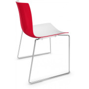 Arper - Catifa 46 0278 Kufenstuhl zweifarbig