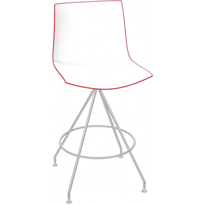 Arper - Catifa 46 0488 Barhocker zweifarbig H 65cm Arper - Catifa 46 0488 Barhocker zweifarbig H 65cm