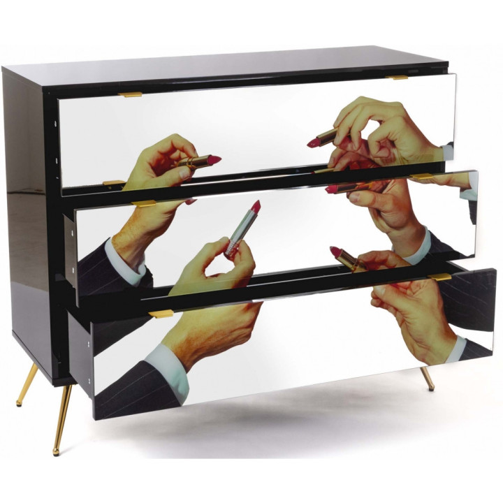 Seletti - Kommode mit drei Schubladen Seletti - Kommode mit drei Schubladen