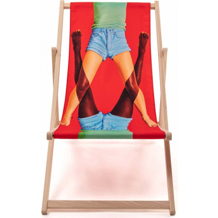 Seletti - Klappbarer Liegestuhl Seletti - Klappbarer Liegestuhl