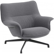 Muuto - Doze Lounge Chair niedrig mit Drehfu?