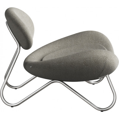 Woud - Meadow Lounge Stuhl Edelstahlrahmen gebürstet Woud - Meadow Lounge Stuhl Edelstahlrahmen gebürstet