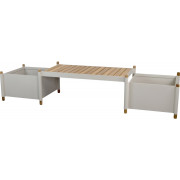 Cane-line - Sticks Bank mit 2 Pflanzengef??en