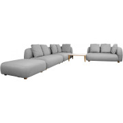 Cane-line - Capture Ecksofa mit Tisch
