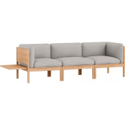 Moebe - Modular Sofa 3-Sitzer mit Armlehnen und Beistelltisch Autumn