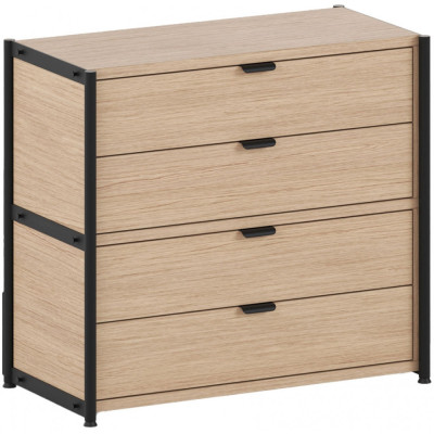 TIPTOE - Unit Regal 2 mit Schubladen TIPTOE - Unit Regal 2 mit Schubladen