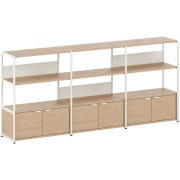 TIPTOE - Unit Regal 3 mit T?ren