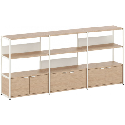 TIPTOE - Unit Regal 3 mit T?ren TIPTOE - Unit Regal 3 mit T?ren