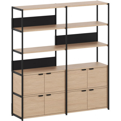 TIPTOE - Unit Regal 5 mit T?ren TIPTOE - Unit Regal 5 mit T?ren