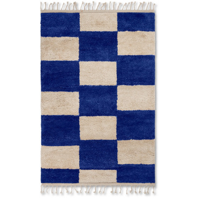 Ferm Living - Mara Teppich Blau Ferm Living - Mara Teppich Blau