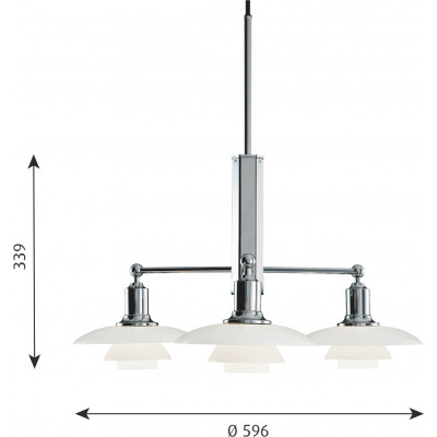 Louis Poulsen - PH 2/1 Stammkrone Pendelleuchte Louis Poulsen - PH 2/1 Stammkrone Pendelleuchte