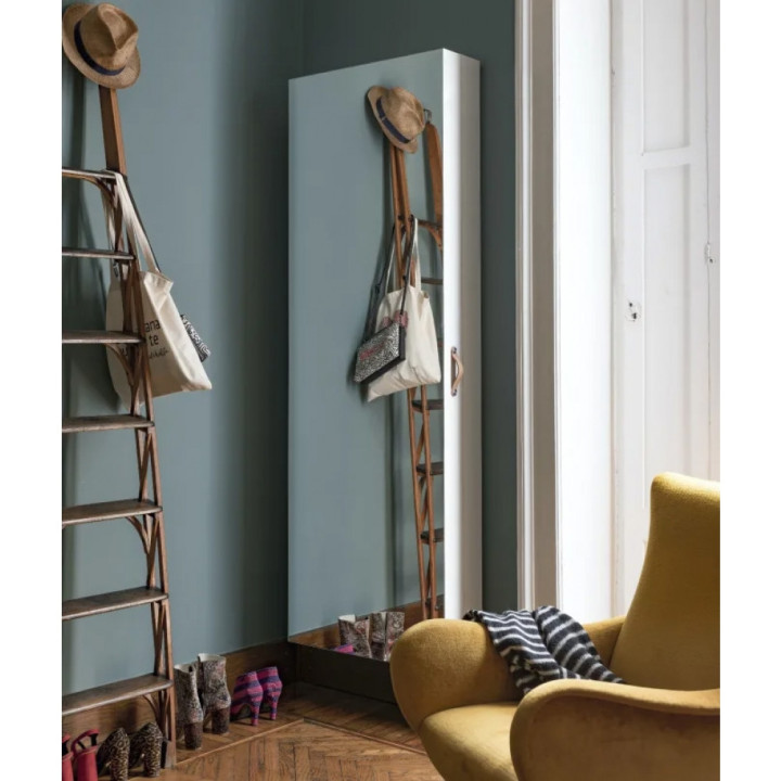 Kristalia - Foot BoxOne Schuhschrank Weiß / Tür Spiegel Kristalia - Foot BoxOne Schuhschrank Weiß / Tür Spiegel